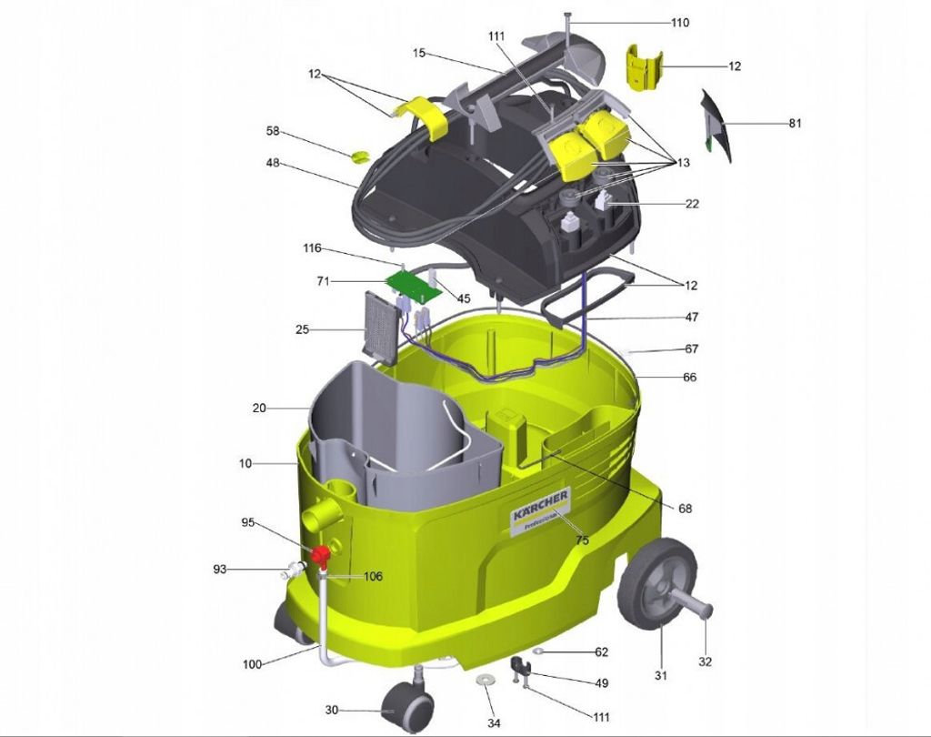Interrupteur De Remplacement Pour Nettoyeur Haute Pression Karcher - Référence 6.630-385.0 - 5