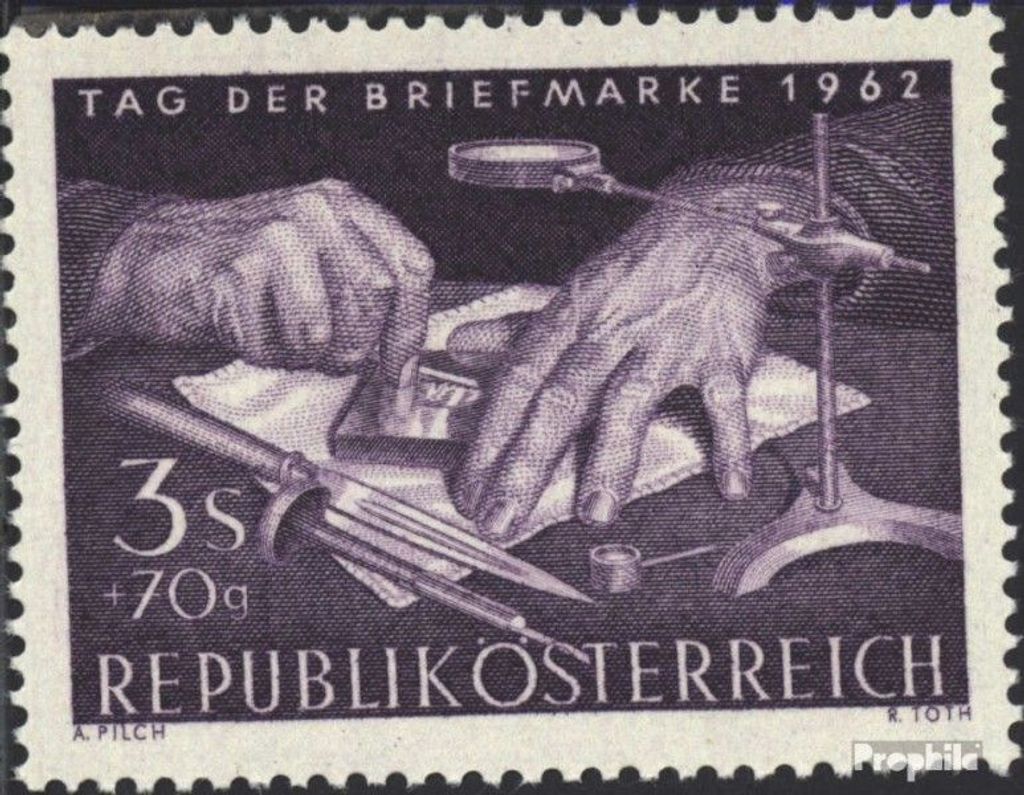 Briefmarken Österreich 1962 Mi 1127 (kompl.Ausg.) postfrisch Tag d.Briefmarke