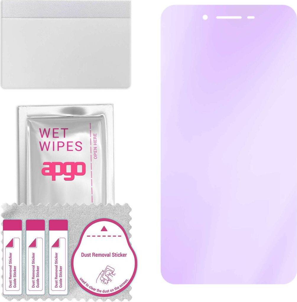 apgo Hybrid Schutzglas, kompatibel mit vivo X6S, Anti-Blue, 9H Härte, toller Ersatz für Hartglas, kratzfester Displayschutzglas, Displayschutz, F...