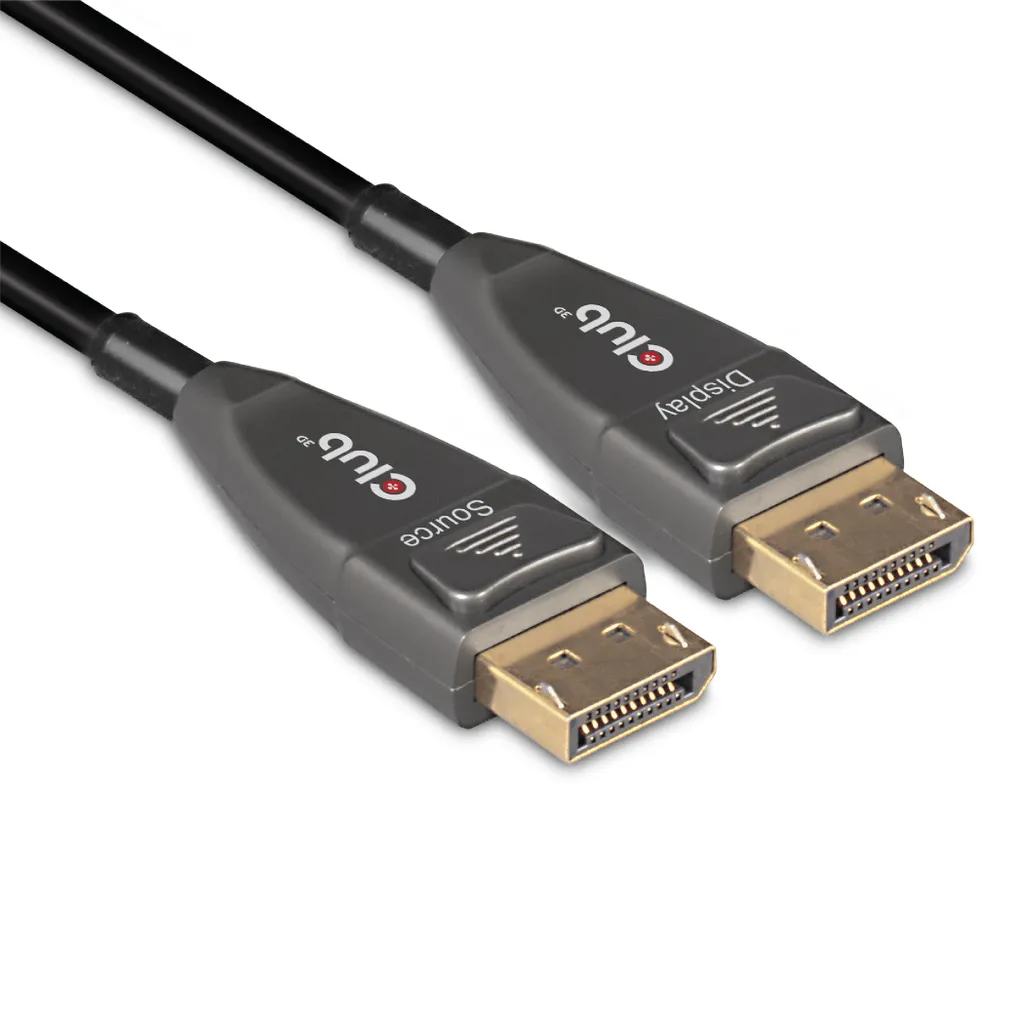 Câble DP 1.4 Actif 20m 4K 120Hz Club3D avec Technologie Fibre Optique