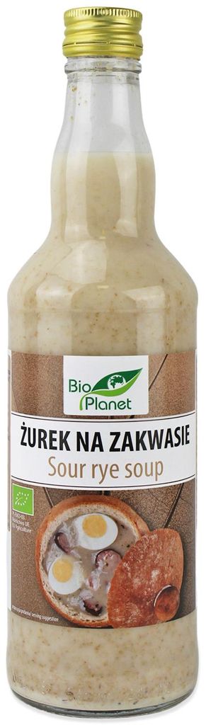 ŻUREK NA ZAKWASIE NIEPASTERYZOWANY BIO 500 ml - BIO PLANET