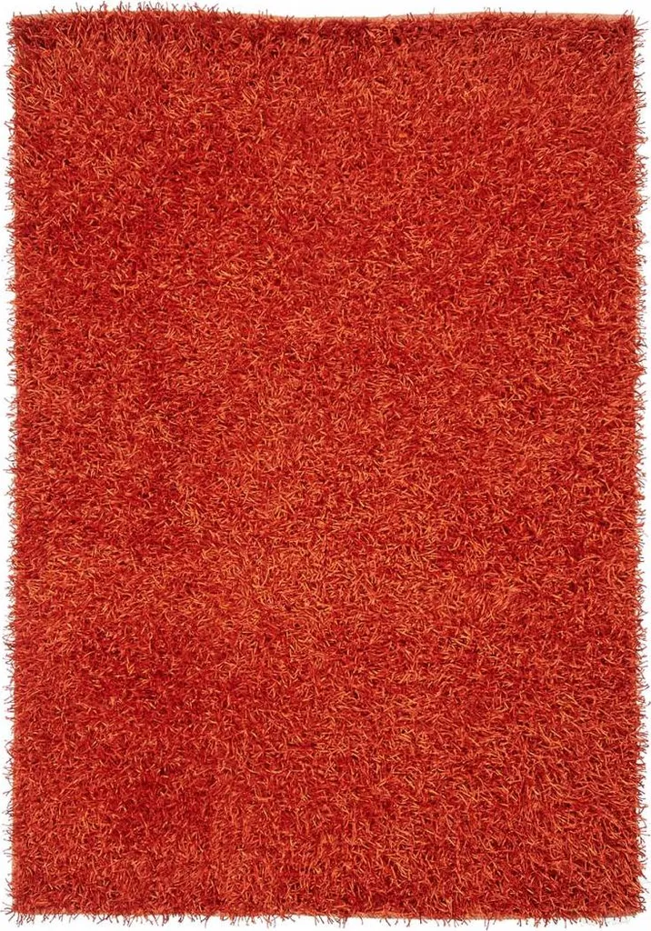 Tapis de salon Shaggy fait main STAROD - 160x230 motif moderne simple