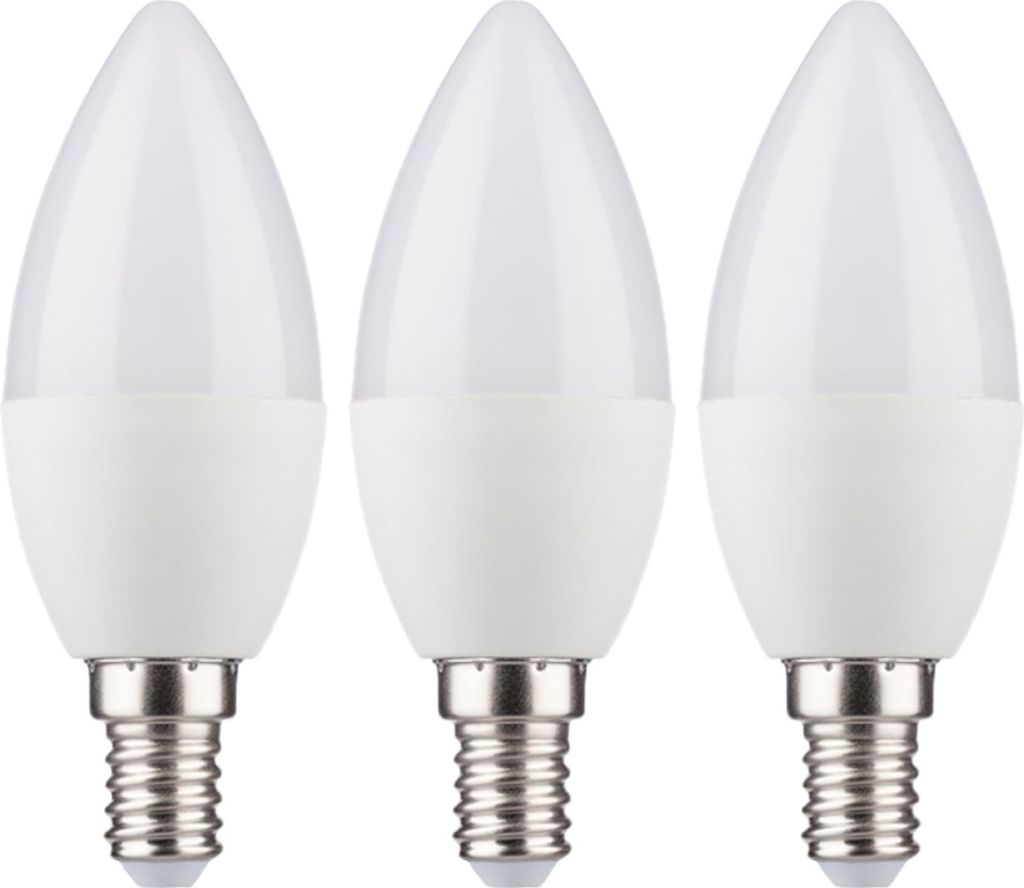 3 X Müller-Licht LED Ampoules Bougies 4,9W =40W E14 Mat Image du produit 