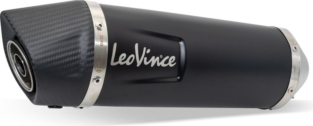 LeoVince LV One Evo Black Slip-On Auspuff genehmigt für BETA