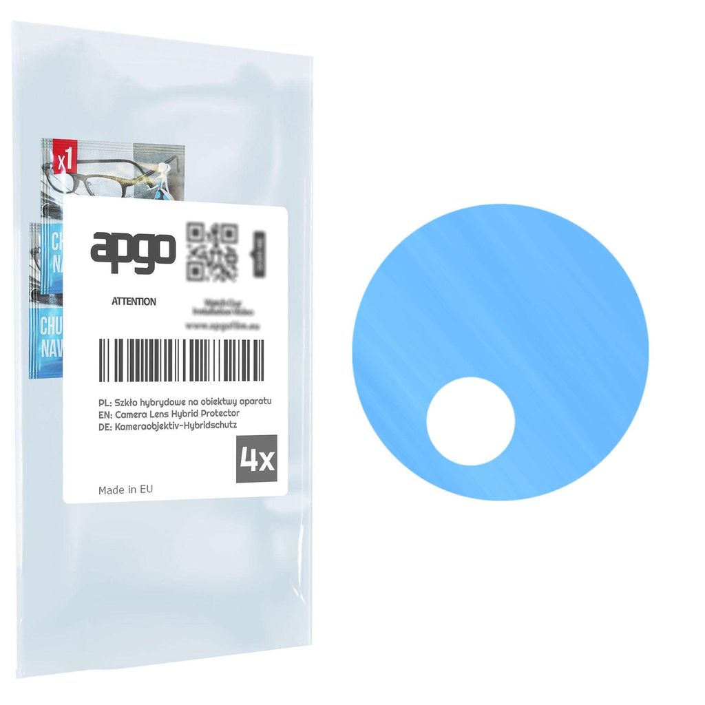 apgo 4 Stück Hybrid Kameraschutz, Kamera-Schutzglas kompatibel mit Vivo iQOO Pad Air, Linsenschutz, 9H Härte, Schutz für Kameraobjektiv, Anti-Kr...