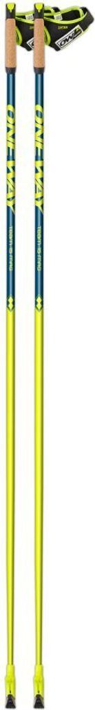 One Way Team 15 MAG Nordic Walking Stöcke Unisex Outdoor Freizeit gelb-blau NEU 125