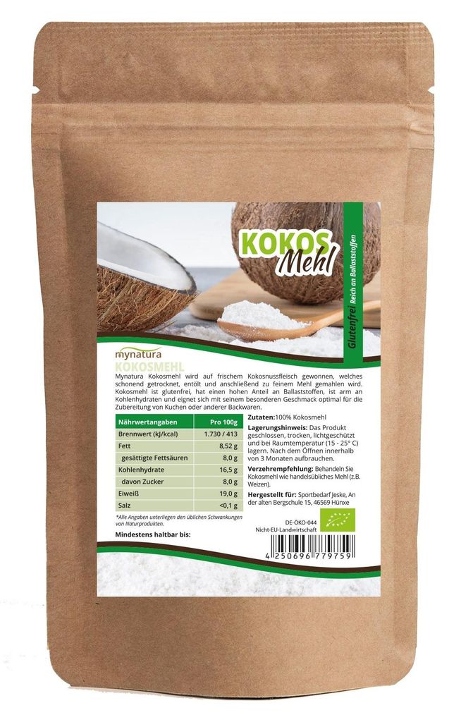 Mynatura  Kokosmehl - ab 1000g - 1 Beutel Produktbild 