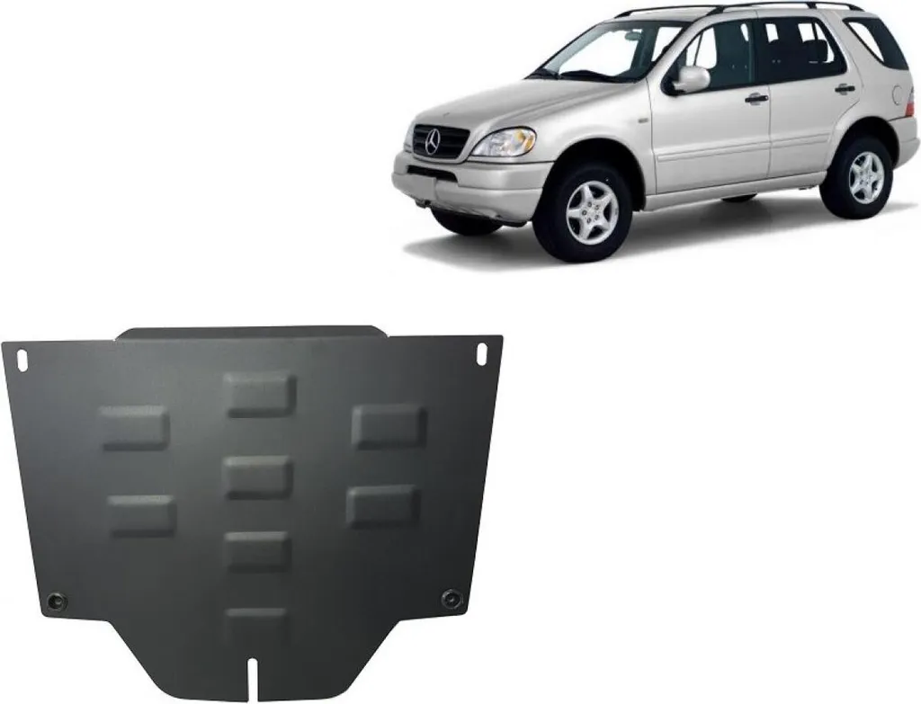 Protection différentiel arrière W163 pour conduite 4x4 et franchissement
