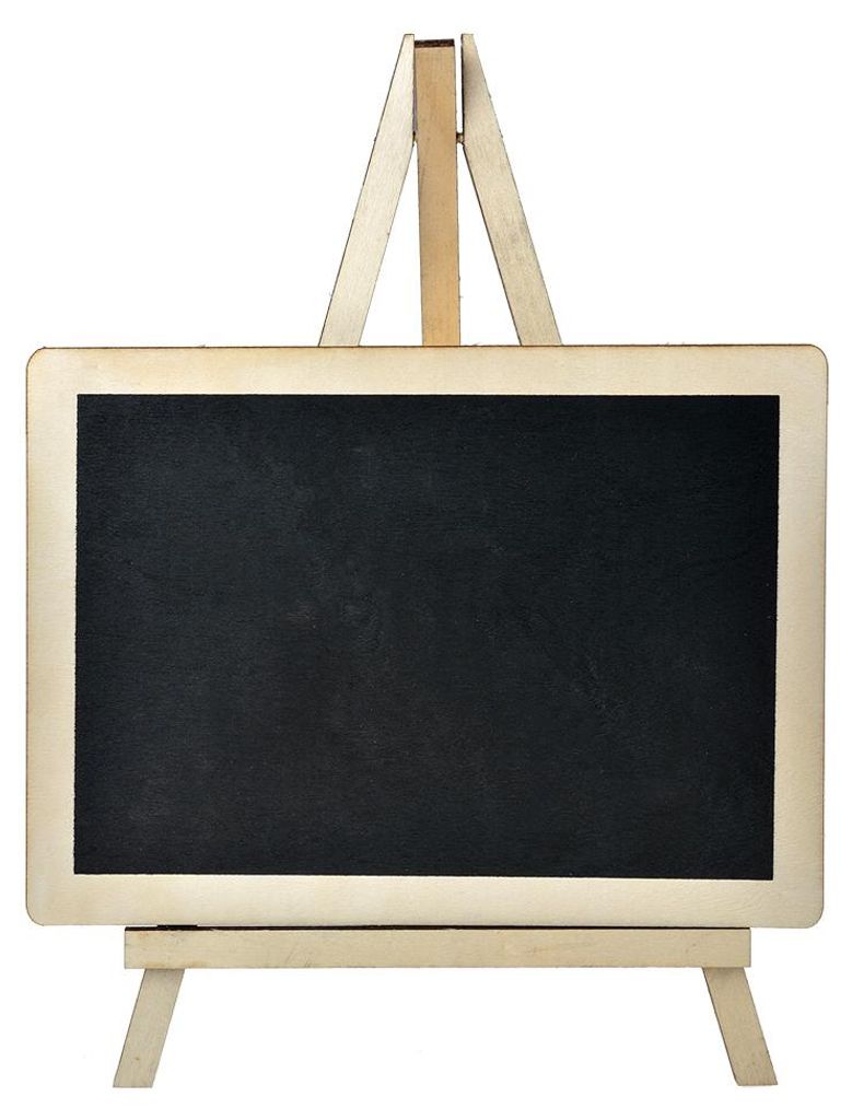 Clayre & Eef Tablica kredowa 20x1x15 cm czarne drewno Zdjęcie produktu 