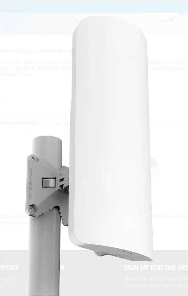 Solution WiFi Extérieur Longue Distance : Antenne 12 dBi + Routeur 120°