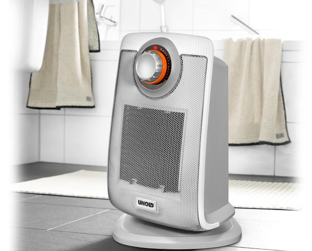 Unold KERAMIK-HEIZLÜFTER Bad, Weiß 86440, Elektrischer Produktbild 