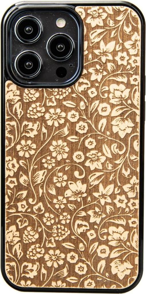 Bewood Holzhülle für iPhone 14 Pro Max WILD FLOWERS ANIEGRE