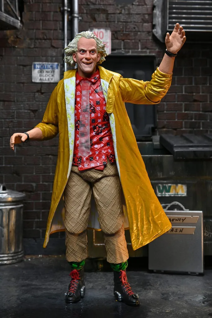 Doc Brown 2015 Figurine Articulée 18cm NECA Ultimate avec Accessoires