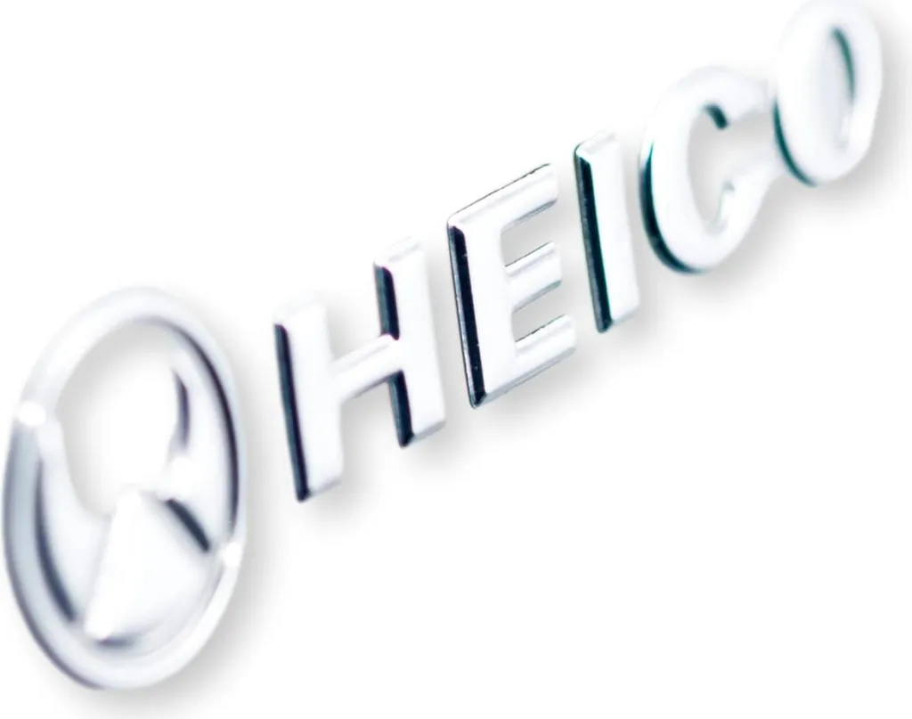 Logo Heico autocollant chrome pour Volvo EX90 2025 et XC90 haute qualité