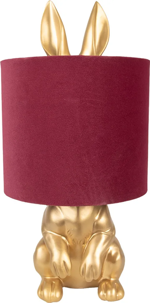Offerta Lampada Coniglio Clayre & Eef Oro/Rosso | Spedizione Veloce
