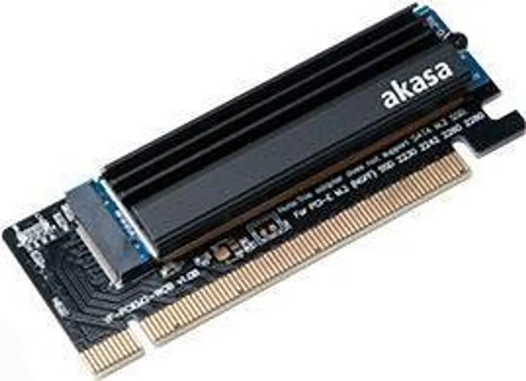 Akasa AK-PCCM2P-05 Adattatore M.2 NVMe PCIe x16 con Dissipatore