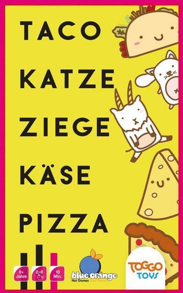Taco Katze Ziege Käse Pizza Kartenspiel Produktbild 
