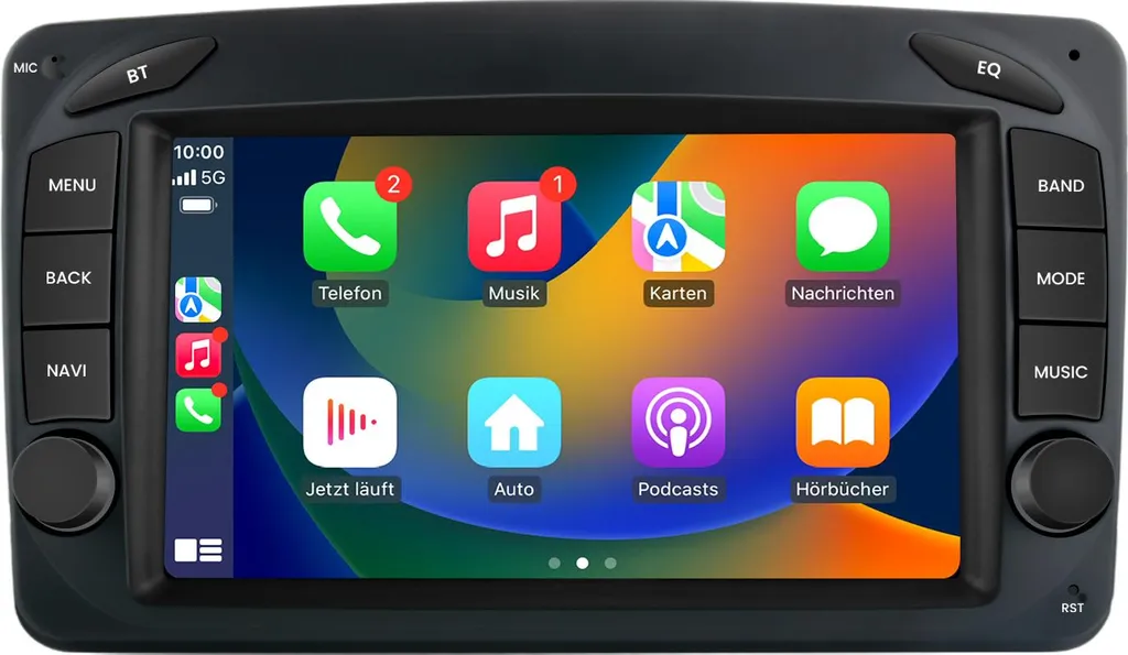 Upgrade Infotainment Mercedes W203 00-04 Android 7" CarPlay 32GB