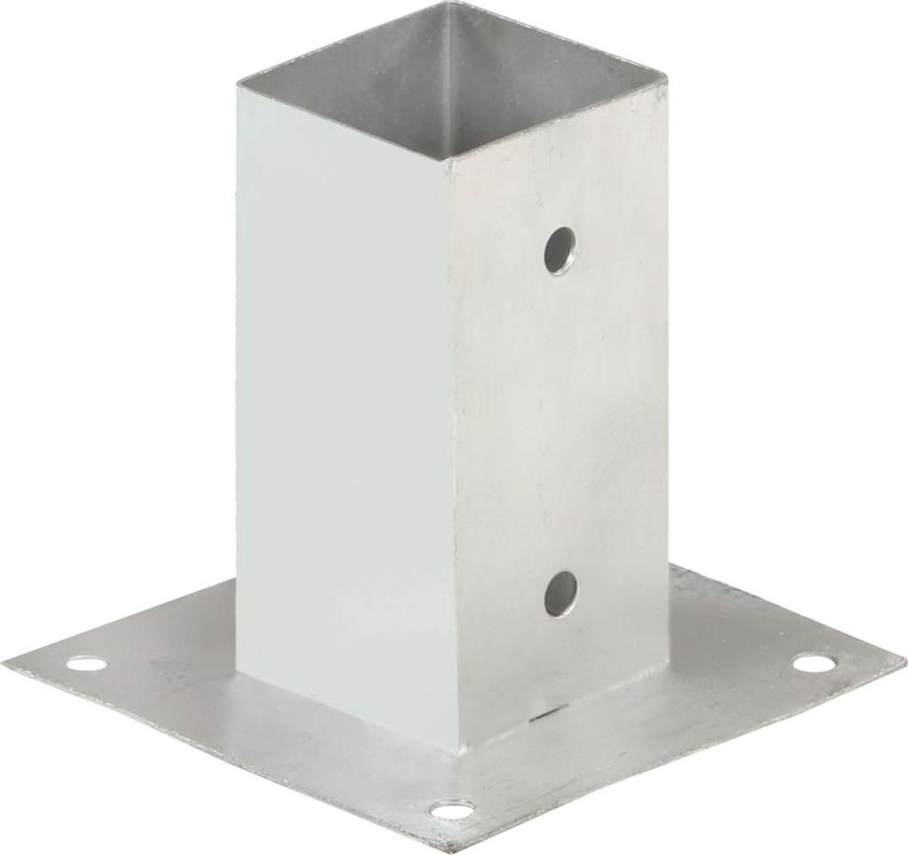 vidaXL Pfostenanker 4 Stk. Verzinktes Metall 71 mm Produktbild 