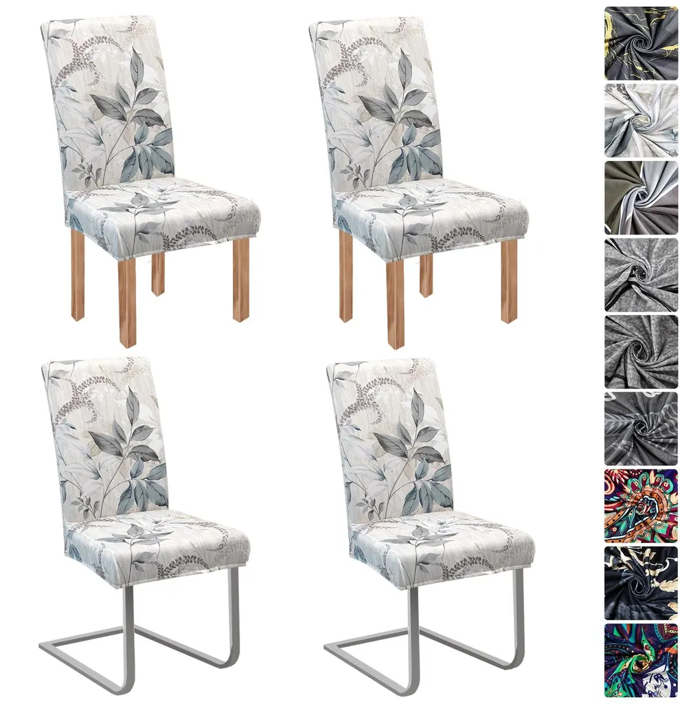 Housses de chaise pour banquet et réception, lot de 4 amovibles