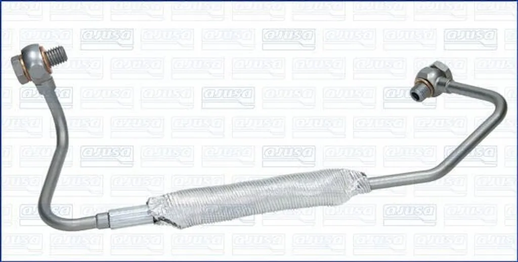 Tuyau d'huile turbocompresseur AJUSA OP10333 pour OPEL Vectra C et Signum