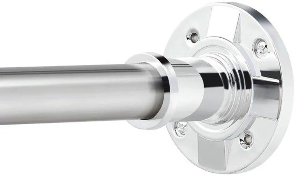 Tringle de douche ajustable pour baignoire sans vis ni outils montage