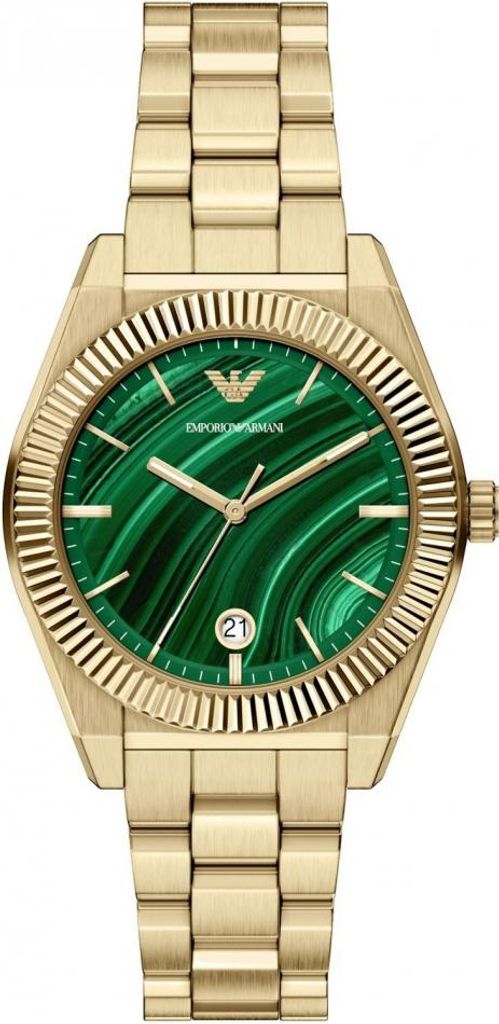 Modische Damenuhr EMPORIO ARMANI AR11759, grün. Produktbild 