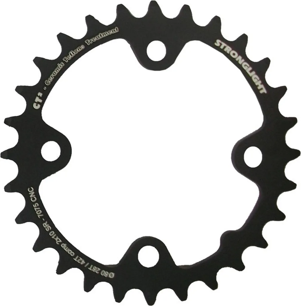 Plateau VTT 29 Dents Stronglight pour Sram 2x10 Idéal Montées et Sentiers