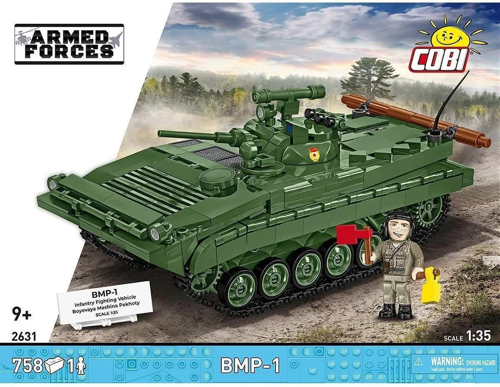 Cobi 2631 BWP-1 DDR/RUS Forces Armées Char Miniature Blocs de Construction