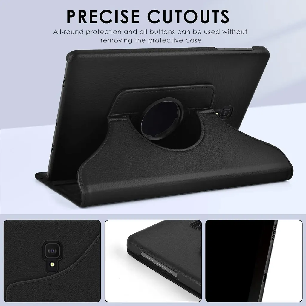 Support Tablette Samsung Galaxy Tab A 10.5 2018 Housse Rotative Noire - 7