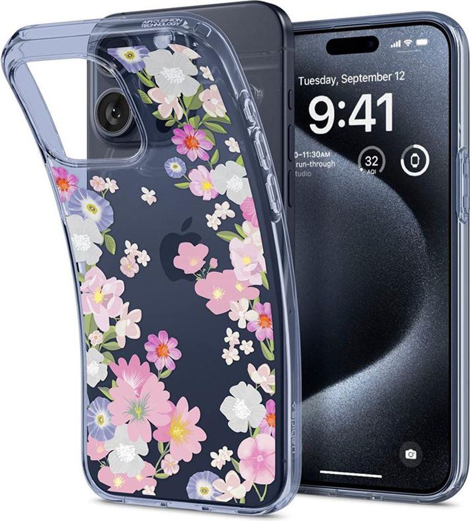 Spigen Liquid Crystal - Hülle für iPhone 15 Pro (Blossom)
