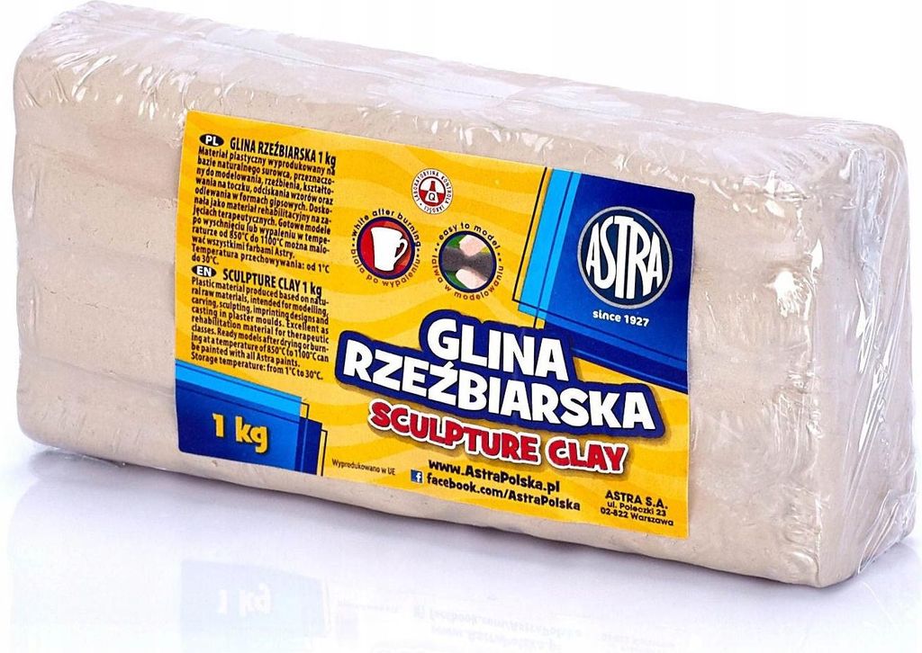 Argilla da scultura Astra 1 kg Immagine del prodotto 