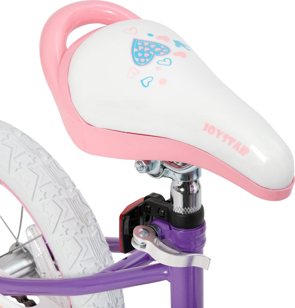 HILAND 14 Zoll Mädchen Kinderfahrrad mit Korb & Bändern, Produktbild 9
