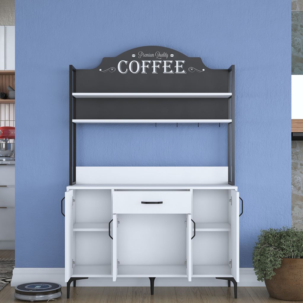 Skye Decor, JE130 - 2987, víceúčelová skříň, bílá, 100 % Obrázek produktu 3