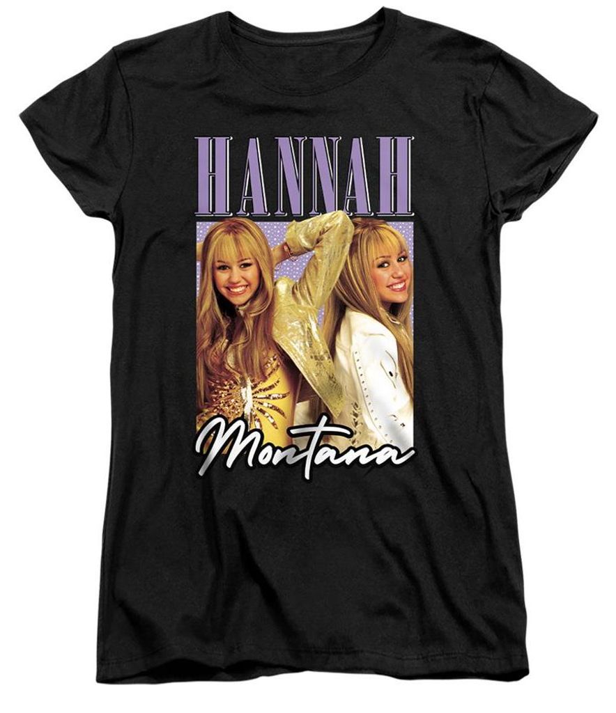 Hannah Montana - T-Shirt für Damen TV34816 (XXL) (Schwarz)