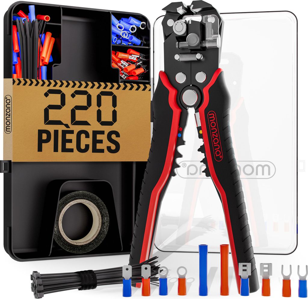 MONZANA® Pince à dénuder multifonction électricien 3en1 220 Image du produit 