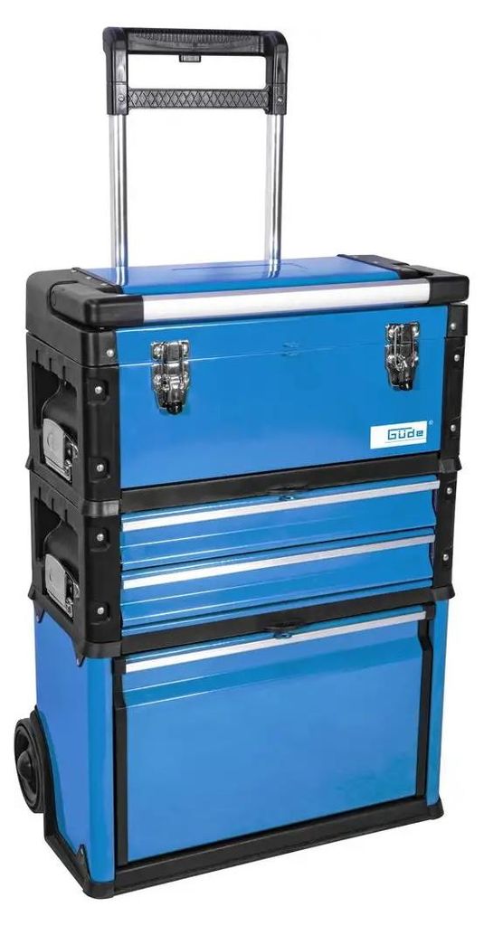 Güde Werkzeugtrolley Werkzeugkoffer Werkzeugkiste Werkzeugkasten Werkzeugbox GWZT 2-1 fahrbar mit Schubladen Koffer abnehmbar Koffer Kiste Box Kasten Tasche Werkstatt Heimwerk Garage 362082 39129 4015671515346 Stabilo-Fachmarkt.de