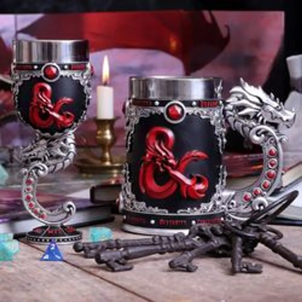 Calice Dungeons & Dragons de Collection - Puchar Artisanal de 20,5 cm