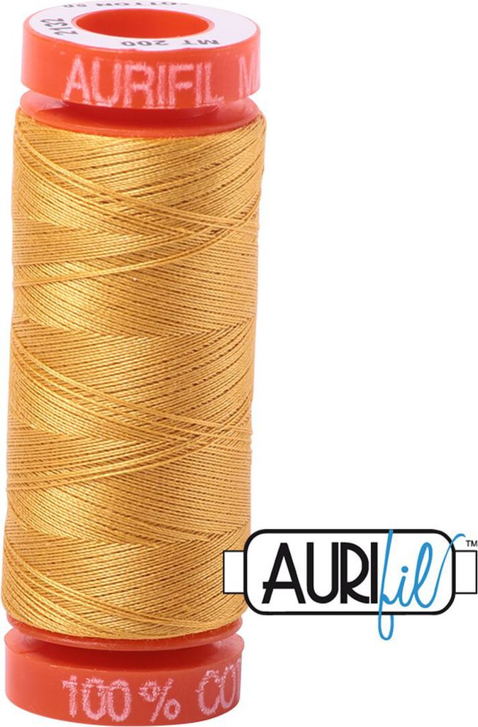 AURIfil Nähgarn MK50WT 1300m, 100% CO : 2132 Tarnished Gold AURIfil: 2132 Tarnished Gold