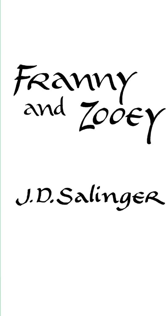 Franny and Zooey