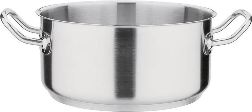 Edelstahl Kochtopf 18/10, 4,5L, 24 cm Ø, Induktionsgeeignet