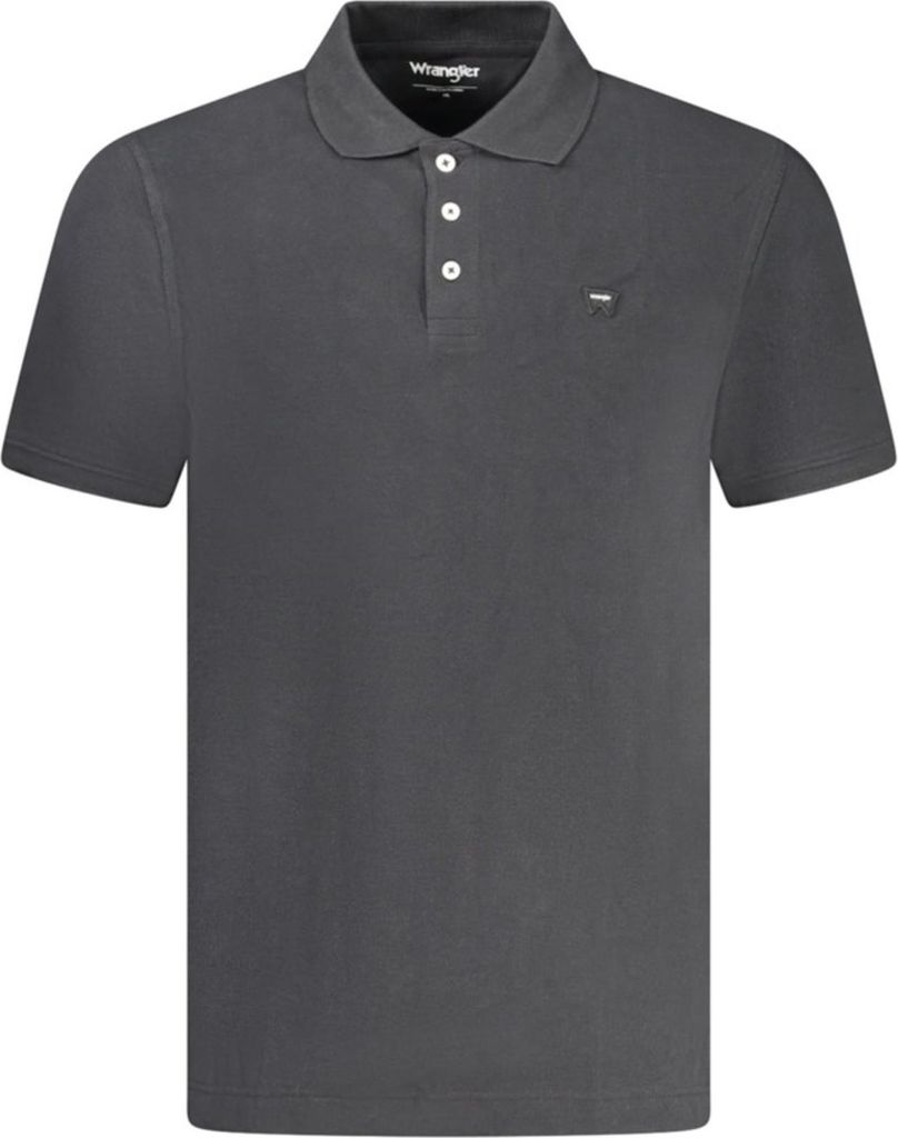 WRANGLER Herren KURZARM-POLOSHIRT Schwarz 112365465_NEBLACK : Größe - M Größe: M