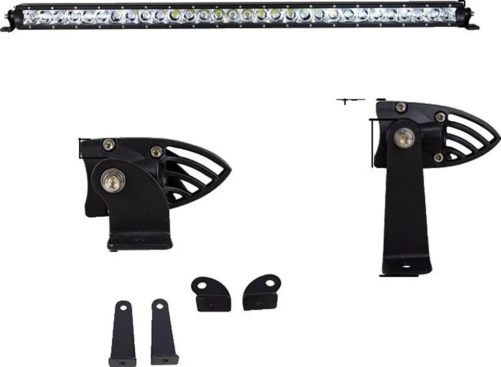 Barre LED monorigue 32 pouces ultra fine IP67 sans faisceau câblage