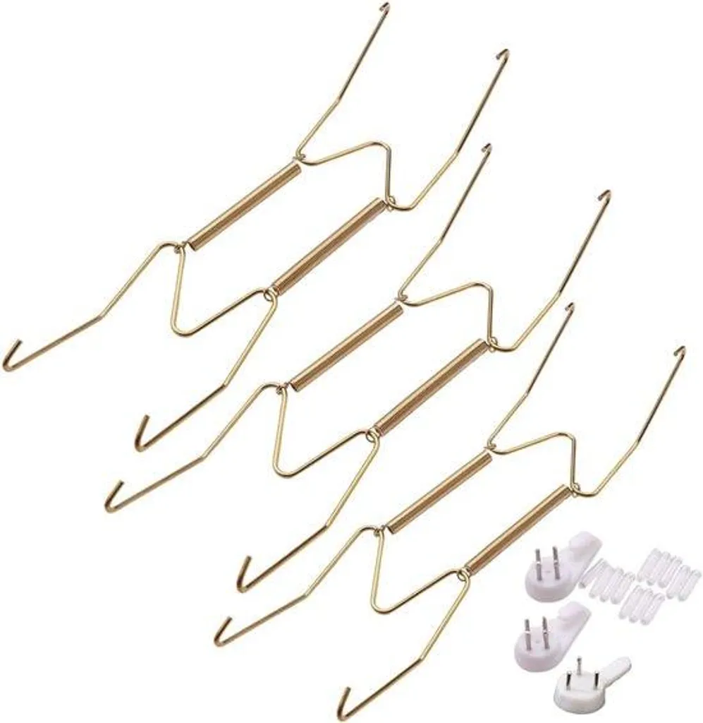 Crochet inox haute résistance pour panneaux avec douilles de fixation - 12x