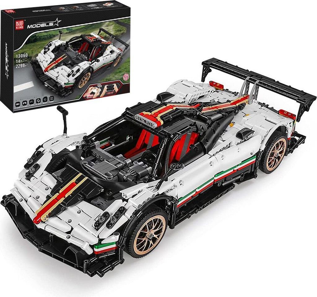 Mould King 13060 Sportwagen MOC Klemmbausteine 2299 Teile Produktbild 1