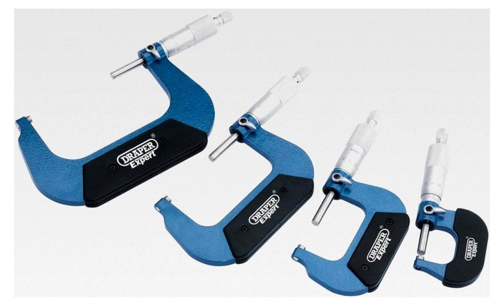 Außenmikrometer, 0-100 mm, 4-teilig