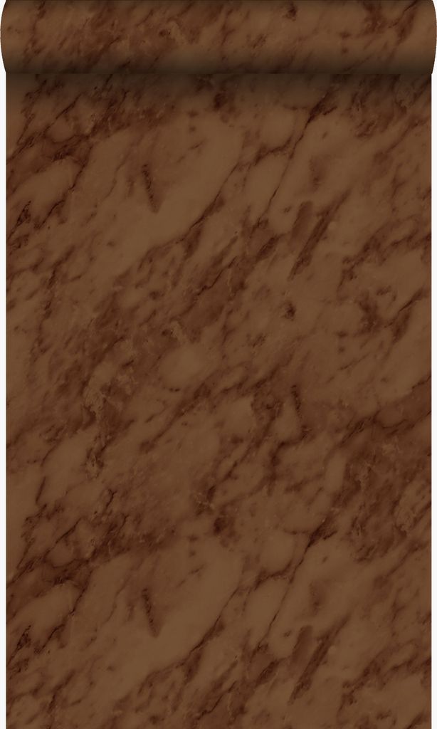 Origin Wallcoverings Tapete Marmor-Optik Rostbraun 53 cm x 10.05 m