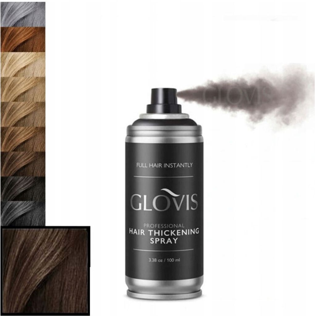 GLOVIS Thickener sprej na zahušťování vlasů 100 ml - DARK Obrázek produktu 