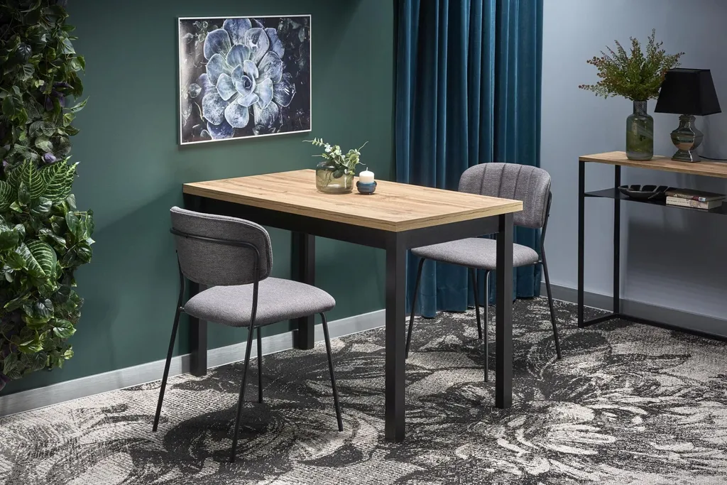 Table de repas non pliante Cobalt 80cm pour petit appartement - 12