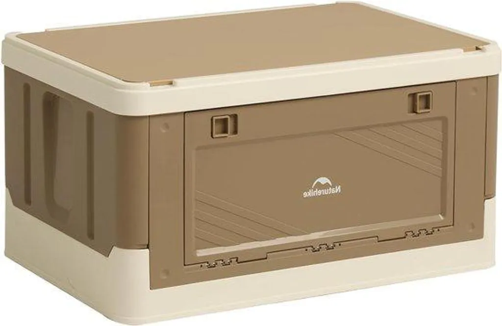 Malle de rangement 42L pliable avec porte pour camping et garage
